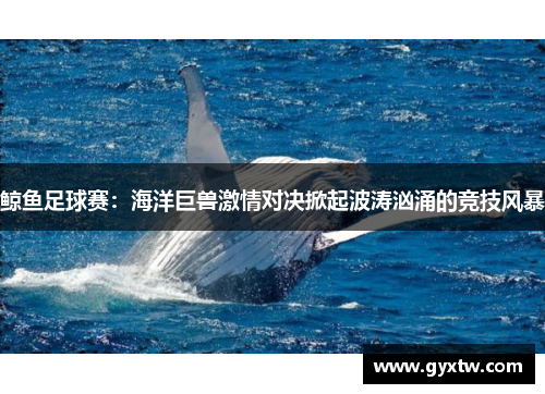 鲸鱼足球赛：海洋巨兽激情对决掀起波涛汹涌的竞技风暴